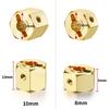 RCLions Brass Wheels Hex Hub 8mm/10mm Extension Hex Drive Adapter for Redcat GEN8 Upgrades Parts 1/10 RC Crawler Car (8mm)