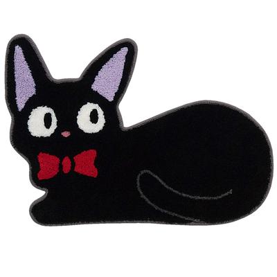 Czarny Kot Jiji Delivery Service 50 x 70 Vcm Mata wewnętrzna Czarny dywanik Kiki's Ok.. "Relaks"