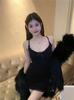 French temperament sexy hottie with chest pad suspender dress women's summer new slim and thin hip-wrapped short skirt
