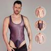 Men's Silky Smooth Lightweight Shapewear Bodysuit – Comfortable, Breathable, High Elasticity Lingerie.