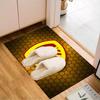 Leeds Crest Design Printed Office Carpet Chair Cushion  Entryway Rug, Rugs for Living Room, Bedroom Christmas gifts