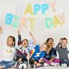 TONIFUL Leuchtend Bunt Happy Birthday Ballon Banner 16 Zoll Mylar Folie Buchstaben Geburtstagszeichen Wimpelkette für Mädchen Jungen Kinder & Erwachsene Geburtstag