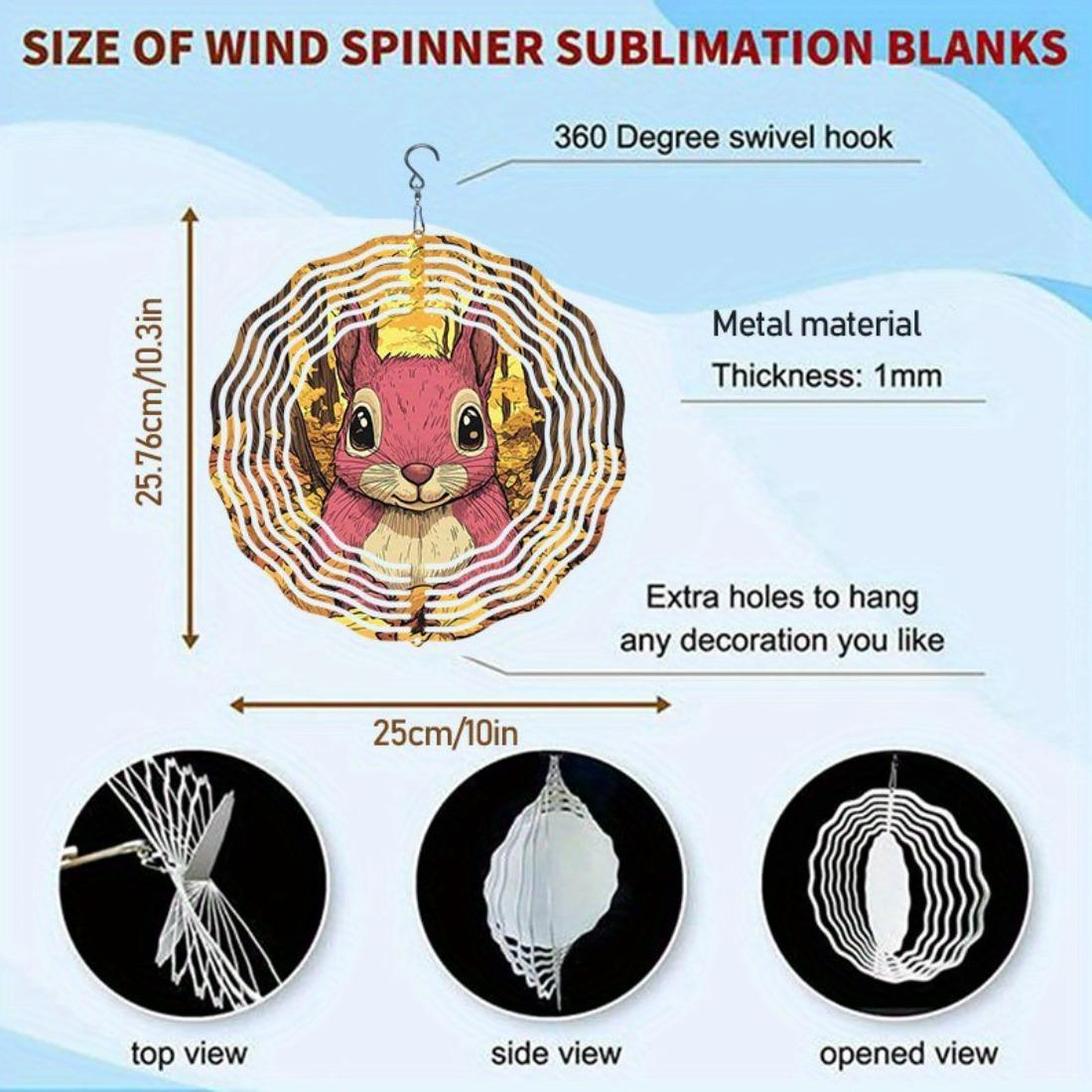 

Кайджит - 1 шт. Металлический маятник с узором розового зайца, мандала, вращающийся маятник, не требует батареек, декоративные украшения для сада в помещении/на открытом воздухе