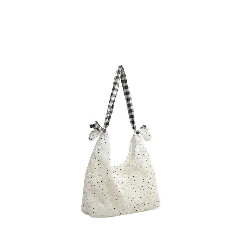 Große Kapazität Welle Tragetaschen für Damen Punkt Crossbody-Tasche für Damen Umhängetaschen Leichte Designertasche Schultaschen für Mädchen