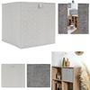 Cube Light Gray Foldable Shelf Box 30X30Cm