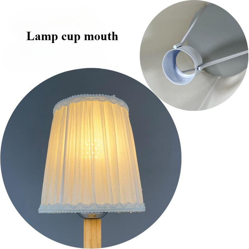 E14/E27/Clamp Fabric Lamp Shade Lighting Accessories for Home Office Decor Hotel Bedroom Bedside Floor Lamp Shell Cover