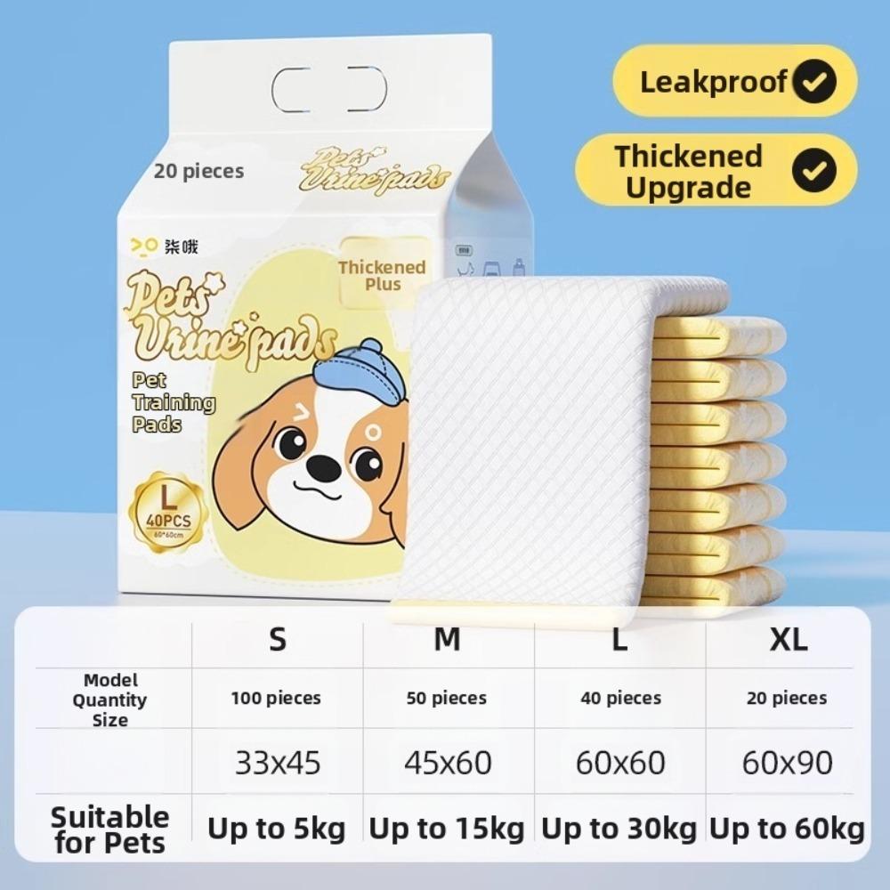 Disposable Dog Diapers Quick-Absorbing Water-Absorbent Pads New Pet Cage Diaper for Kitten Puppy
