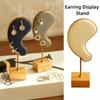 Charms Earring Display Stand Microfiber Stud Jewelry Organizer Storage Ear Clip Holder Counter