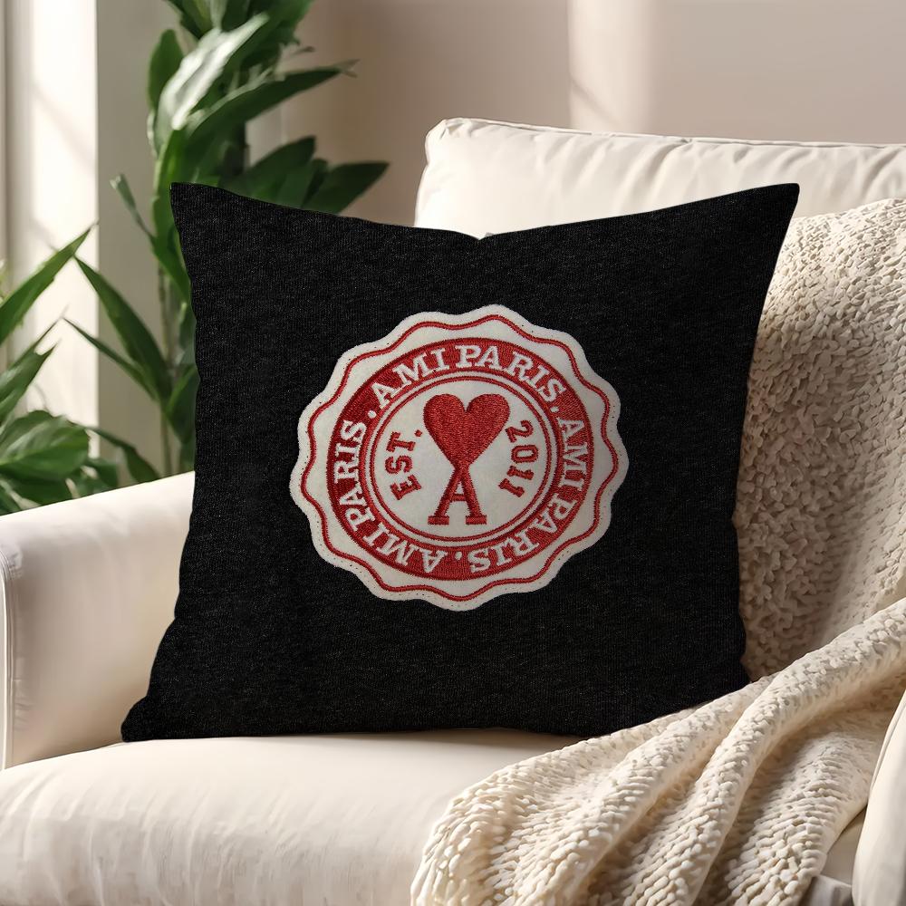 Luxury Brand A-Ami Logo Love cushion cover Pillow Sofa Printing Decoration Room Home Office Coffee Shop Car Nordic Simplicity