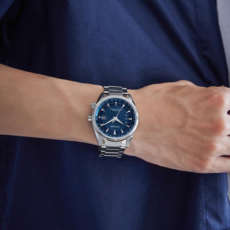 Citizen Sky Eagle Collection Light Powered Quartz Movement Stainless Steel Strap Watch Unisex CB0270-87L