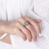 Lindon Classic Copper Zircon Ring Ladies Jewelry Wedding Promise Party Gift