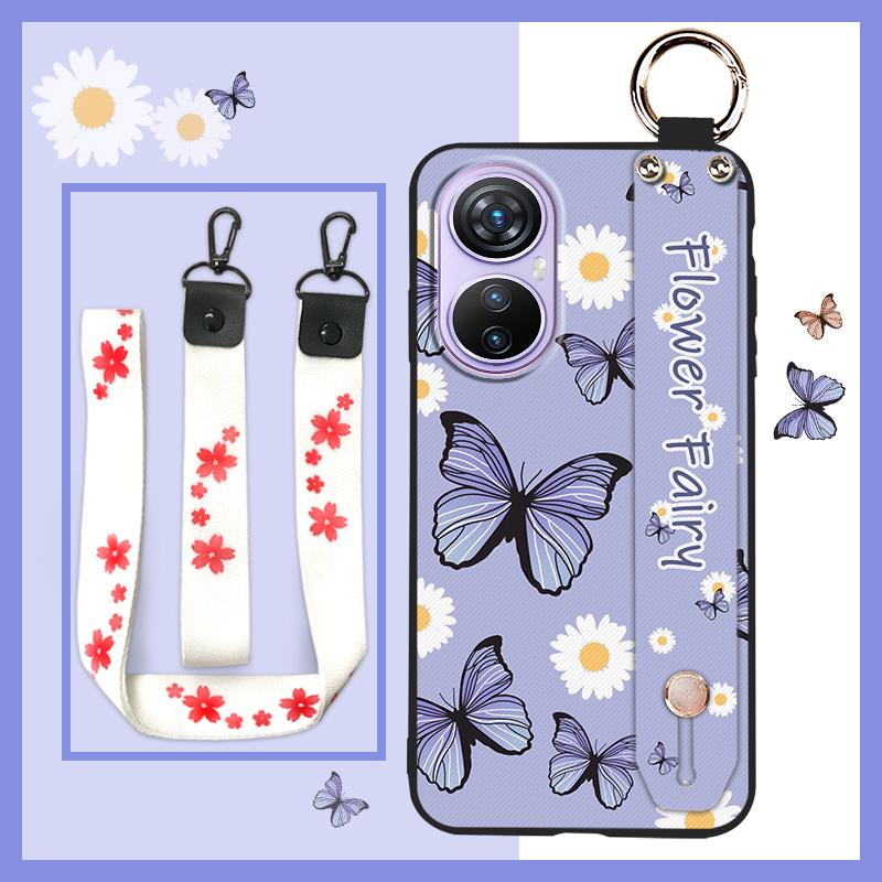 Soft case Phone Holder Phone Case For Blackview A200 Pro Waterproof Back Cover Oil Painting Dirt-resistant Protective