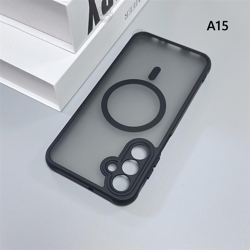 

For Samsung Galaxy A05 A05s A06 A14 A15 A16 A26 A35 A36 A54 A55 A56 A07 A17 5G 4G Shockproof Bumper Magnetic Case Armor Cover