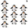 Mini Penguin Miniature Figures For Fairy Garden Gnomes Moss Terrariums Decoration Cake Topper