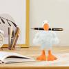 Fun Muscular Buff Duck Statue Ornament Cute Funny Muscle Goose Duck Sculptures Magnetic Key Holder Tool Organizer Holder Figurine Ornaments For Home