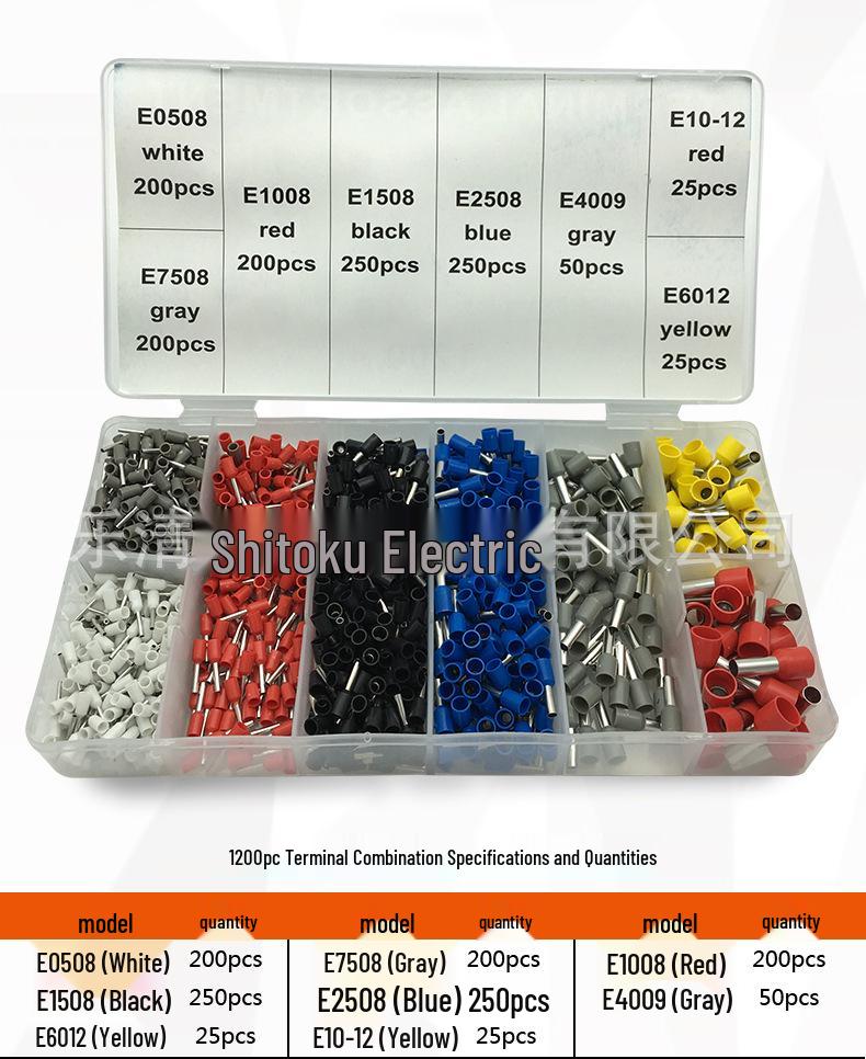 European Crimping Pliers and Wire Stripper Set for Pin-Type Ferrules