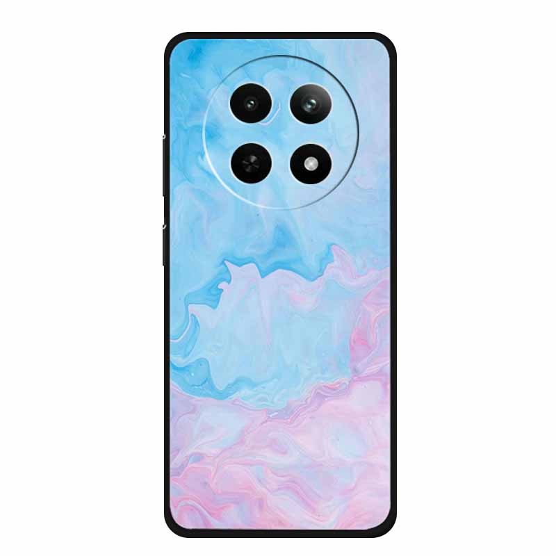 Case For Realme 13 Plus Marble TPU Soft Silicone Back Cover For Realme 13+ Cases Protective Mica Painted Colorful Bumper Capa