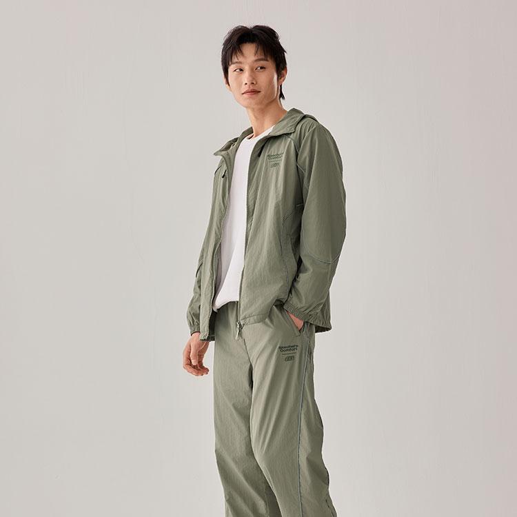 Skechers Fleece Lined Warm Windproof Water Resistant Sports Casual Commuter Loose Comfortable Soft Hooded Jacket Men Jackets L325M088-01DR