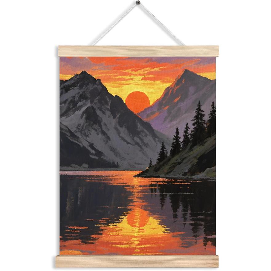 FITIE Vintage Moody Floral Dragonfly Canvas Wall Art Poster, Retro William Morris pired Cottagecore Flower Botanical Dragonfly Wall Decor Prints for