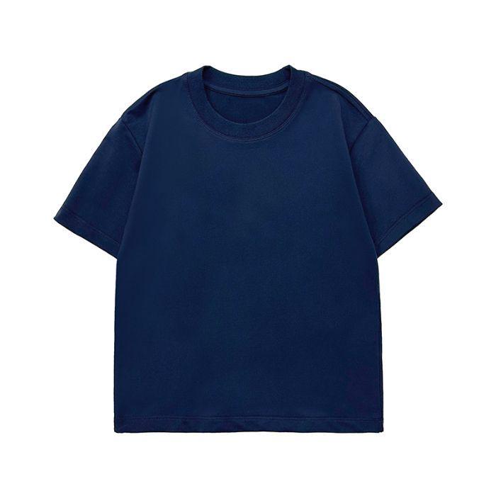 Customizable Kids' UV Protection Quick-Dry T-Shirt In 230g Cool Cotton, Short-Sleeved, Moisture-Wicking for Boys & Girls