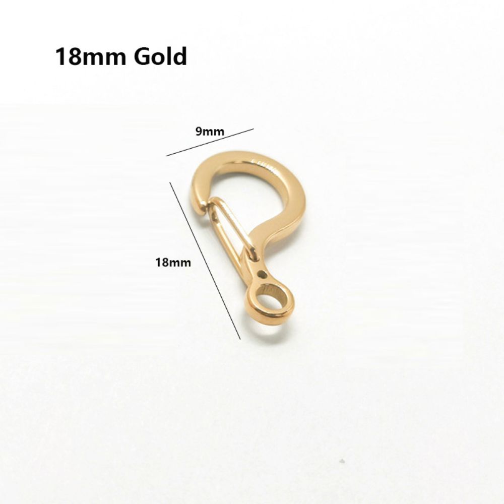Small Size Key Chain Buckle Titanium Alloy Spring Connecting Buckle  DIY Accessories