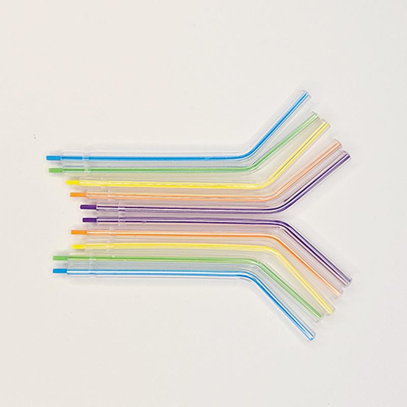 250 Stück Farbige Dental Einweg Dreiwege Spritzenaufsätze zur Zahnreinigung