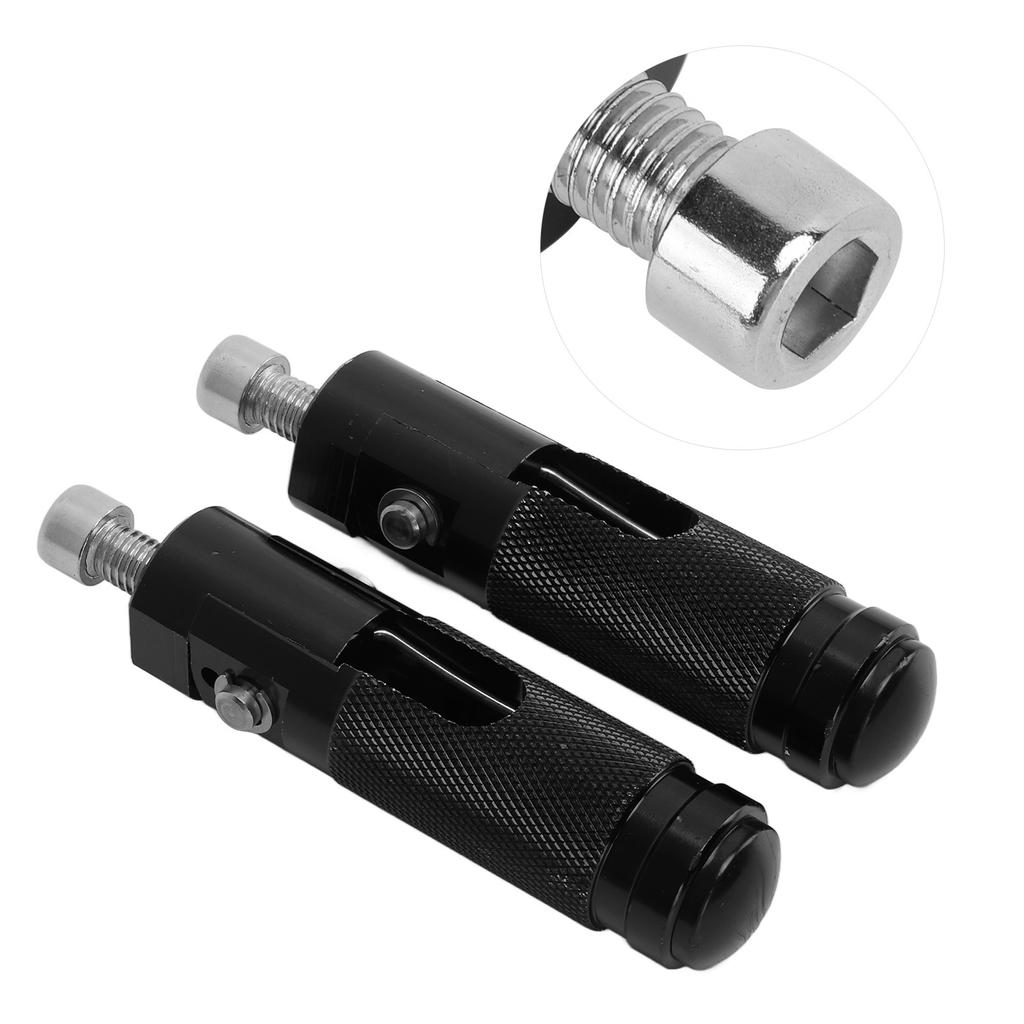 Motorcycle Folding Aluminum Alloy Foot Rest Pedal Replacement Footrest