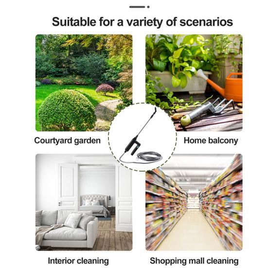 Electric Plant Sprayer with 3 Nozzles Ergonomic Handle Design Rechargeable Widely Used Watering Wand Garden Sprayer