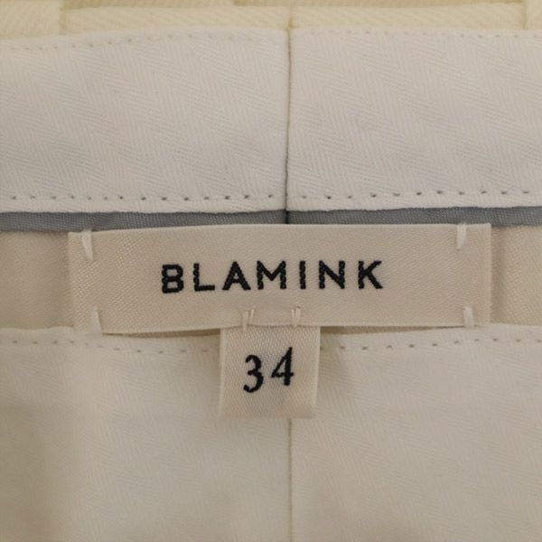 BLAMINK Made in Japan wool Slacks pants 34 white United arrows Women Used