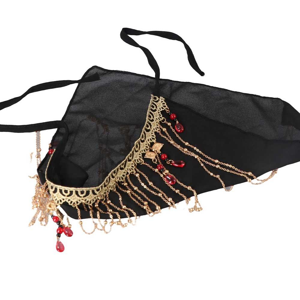 Photos Crystal Ancient Headwear Chinese Hanfu Accessories Hanfu Face Veil Face Covering Gauze