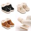 Baby Winter Boots Soft Snow Shoes Toddlers Warm First Walkers Solid Color Design