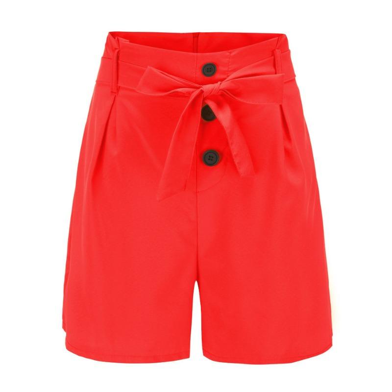 Pantaloncini da Donna Slim Eleganti Sexy a Vita Alta con Cintura Pantaloncini da Spiaggia