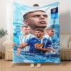Dynamo Kyiv Football Team Collage Print Fleece Blanket Soft Warm Throw Blanket Sofa Couch Bed Home Decor For Soccer Fans