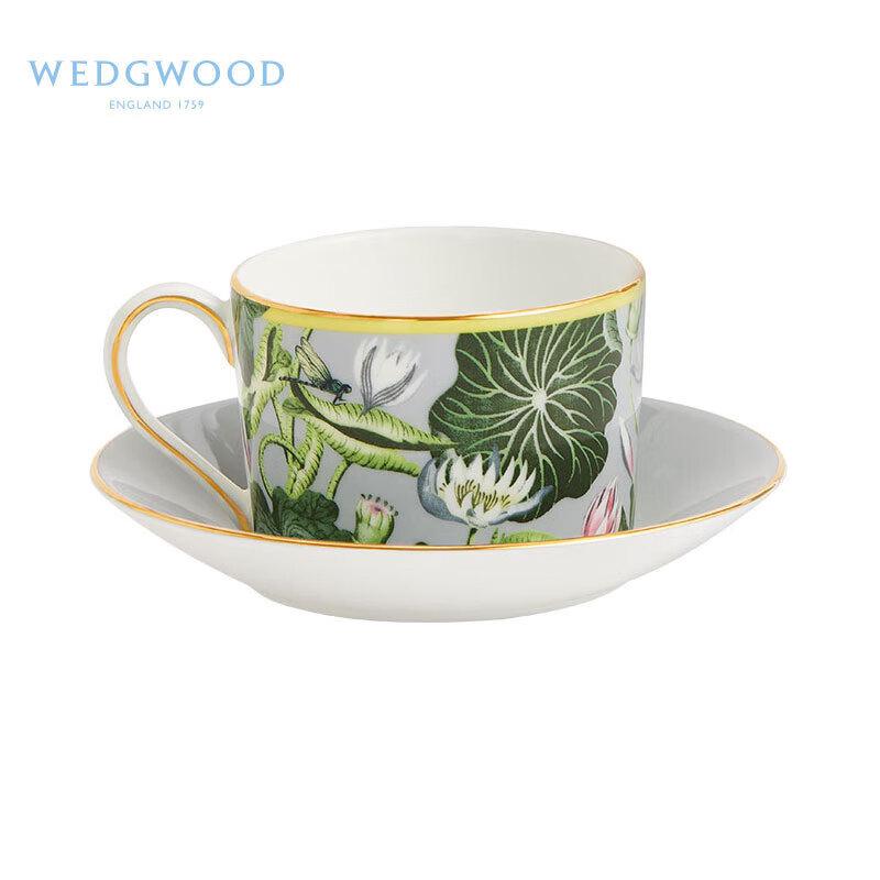 Wedgwood Water Lily Dream Coffee Cup & Saucer Set