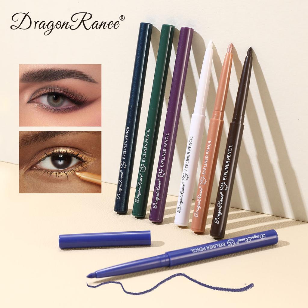 Matte Brighten Lying Silkworm Eyeliner Gel Pen Waterproof Quick Drying Pink Brown Ultra Fine Eye Shadow Pen Not-Smudge Makeup