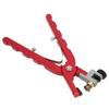 Watch Belt Hole Puncher Lightweight Portable Effort Saving Spring Steel Material Red Handle