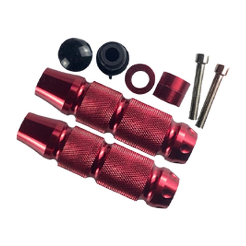 Compatible With Most Motorcycles Aluminum Alloy Pedal Motorcycle Footrest Red