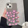 Printed Makeup Mirror Phone Case For IPhone 17 16 15 14 13 12 11 Pro Max 16E 17E Plus Bumper Shockproof Hard Coque Cover