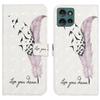 For Motorola Edge 50 5G Case 3D Creative Pattern PU Leather Stand Phone Cover