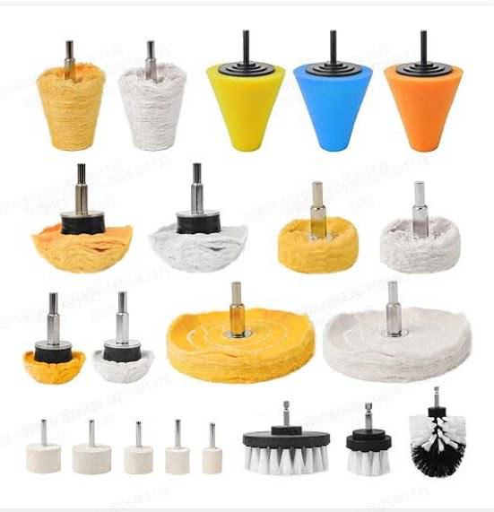 6-Piece Polishing Flap Wheel and Wax Set for Metal Grinding