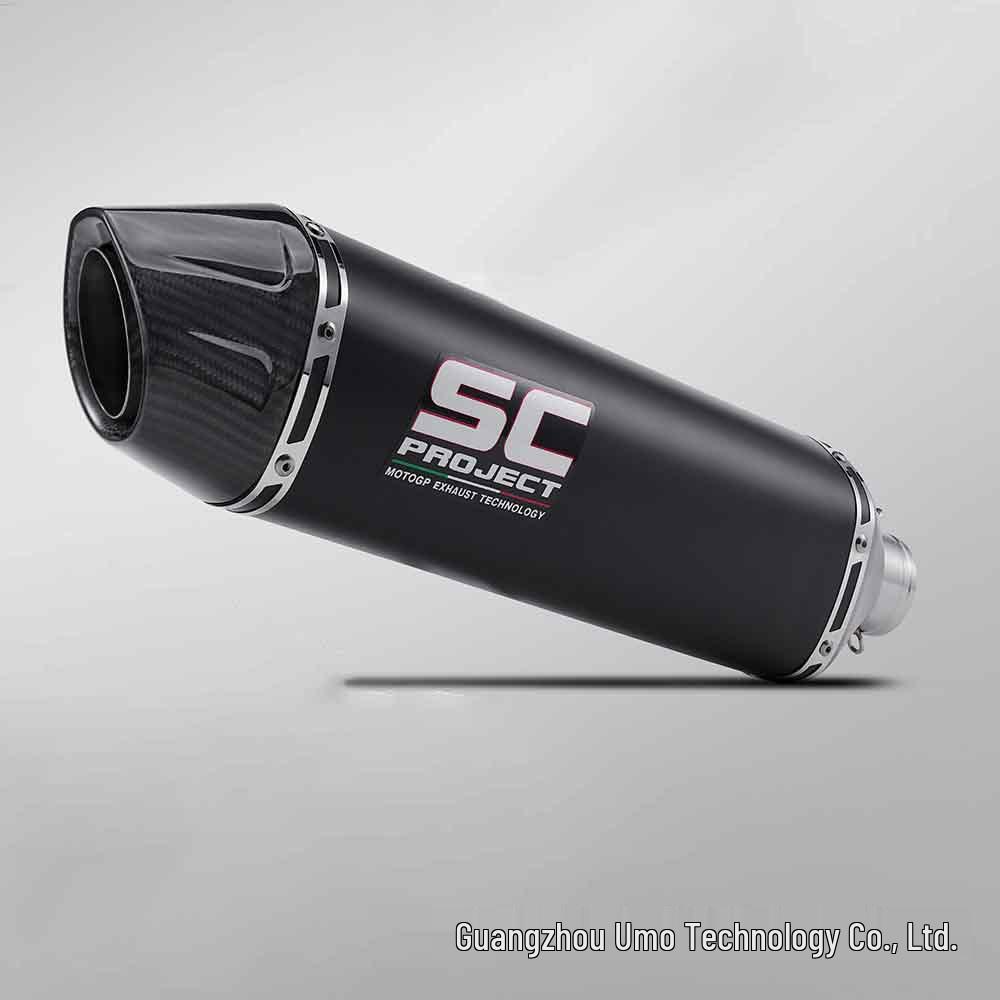 51MM Universal Roman Exhaust Tailpipe for Ninja 400/500/ZX6R/R3 Motorcycle Modification.