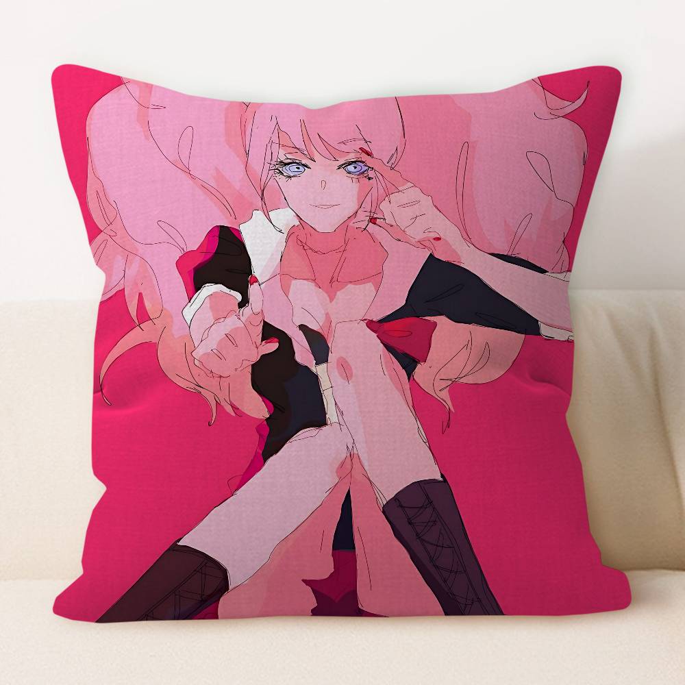 J-Junko E-Enoshima Pillow Gift Home Office Decoration Bedroom Sofa Car Cushion Cover Case 45x45
