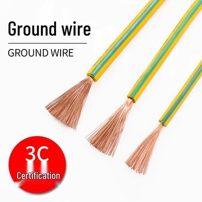 Yellow-Green Bicolor Ground Wire Cable RV 0.5-6 Square Induction/Electrostatic Wire