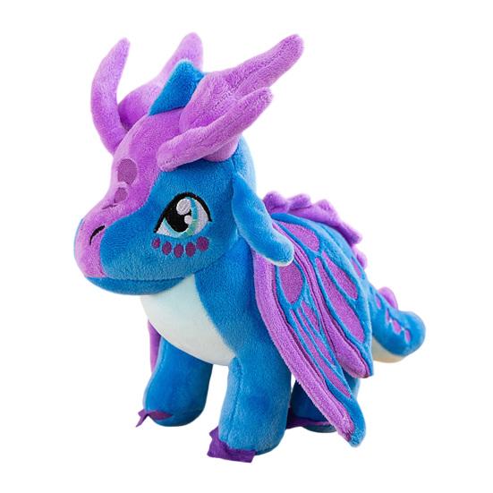 Huaqianguhh Flying Dragon Plush Toy, Soft Winged Stuffed Animal for Room Decor, Huggable Unique Gift Kids Adults