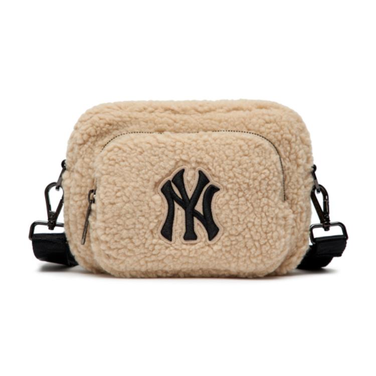 New MLB Polyester Camera Bag, Shoulder Bag, Crossbody Bag, Fanny Pack Regular Unisex Coffee 3ACRS0316-50SAS