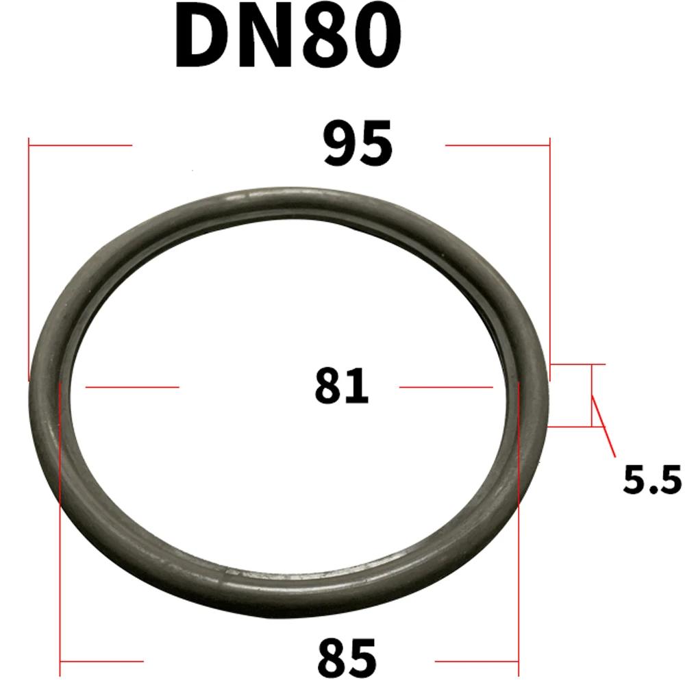 DN10/15/20/25/32/40/50-150 FKM Sealing Gasket Stirp For DIN Standard Weld Union Sanitary Homebrew