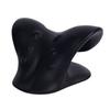 U Shaped Cervical Pillow Gravity Shiatsu Massager for Neck Shoulder Pain Relief Ergonomic Blue Black Design