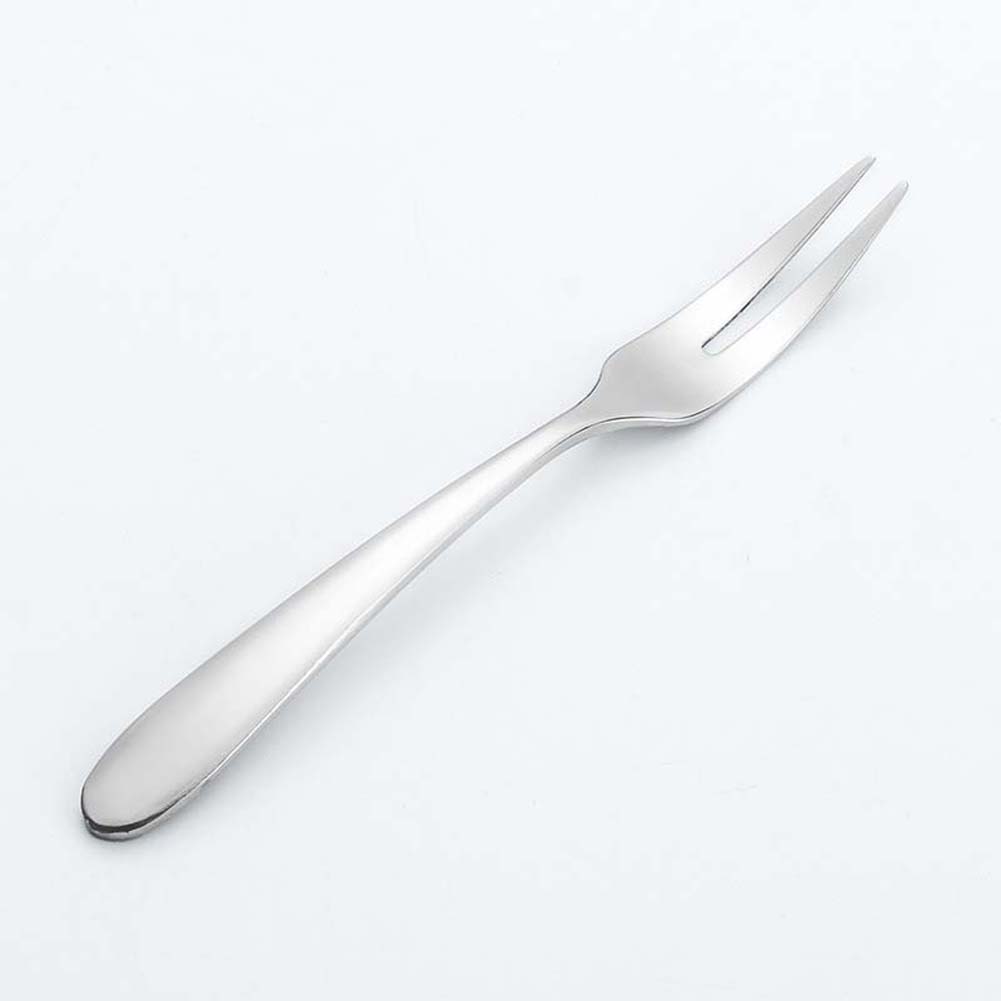 Stainless Steel Cake Dessert Fruit Fork Cutlery Kitchen Tool Eco-friendly Tableware