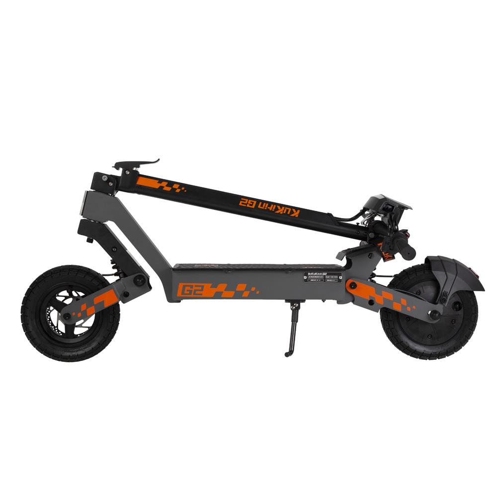 10" 800W Kukirin G2 Pendler-Elektroroller mit 48V 15Ah, bis zu 45 km/h, Vollfederung, Doppelscheibenbremsen, LED-Display, IP54 wasserdicht