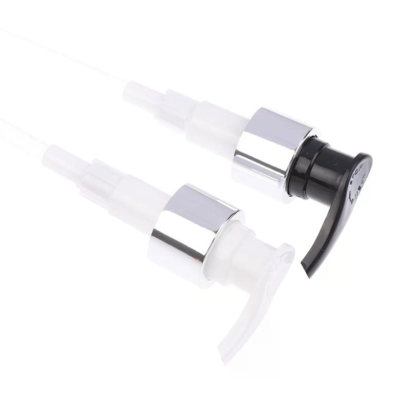 1 Set Seifenpumpe Flüssigkeitspumpenkopf Lotion Spenderkopf Runder Kopf 24/28 Gewinde Badeflasche Druckdüse ABS Lotion Pumpenkopf